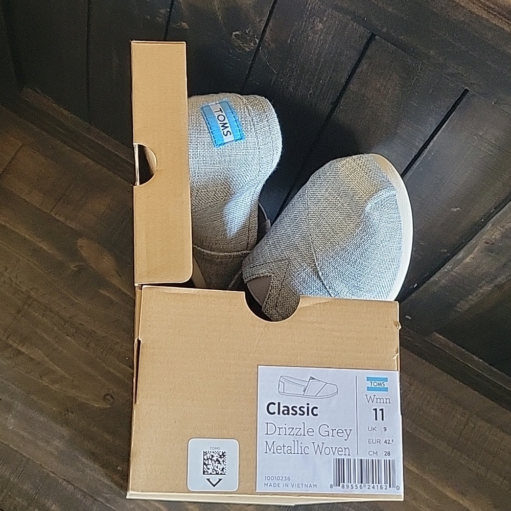 Toms Womens Classic Alpargata Heritage Canvas Shoes Authentic NEW w/ BOX